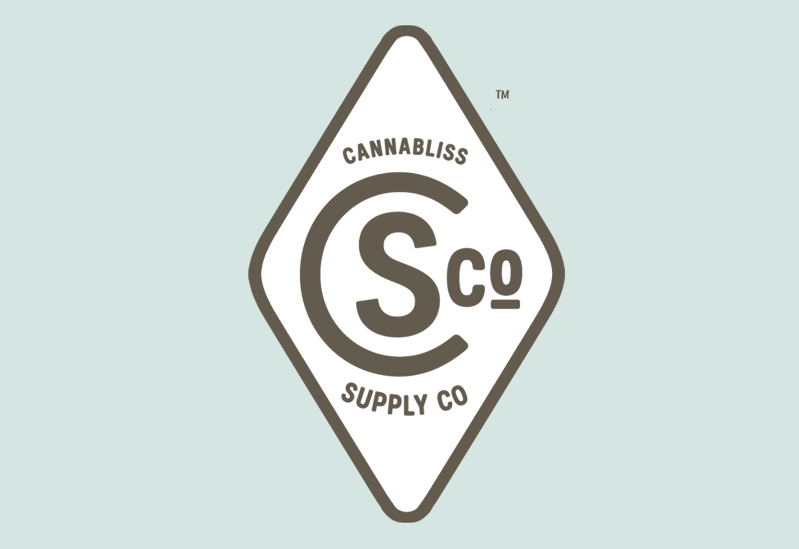 Cannabliss icon mark illustrating brand identity design