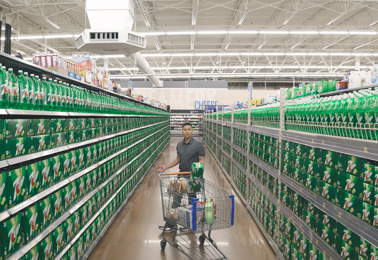 A still from James Arthur Design Co's 7up Really Likes You commercial production