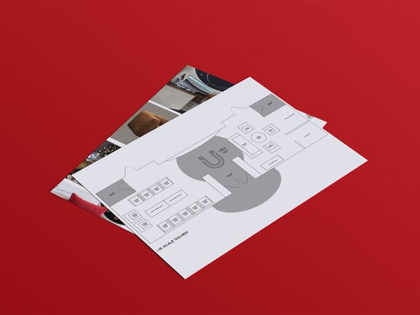 Interior design of The Urology Institute featuring healthcare branding